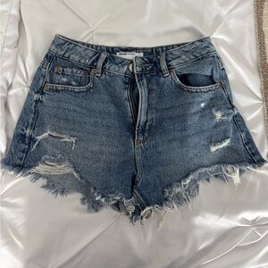 Garage festival denim shorts